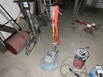 Overview picture of floor sander